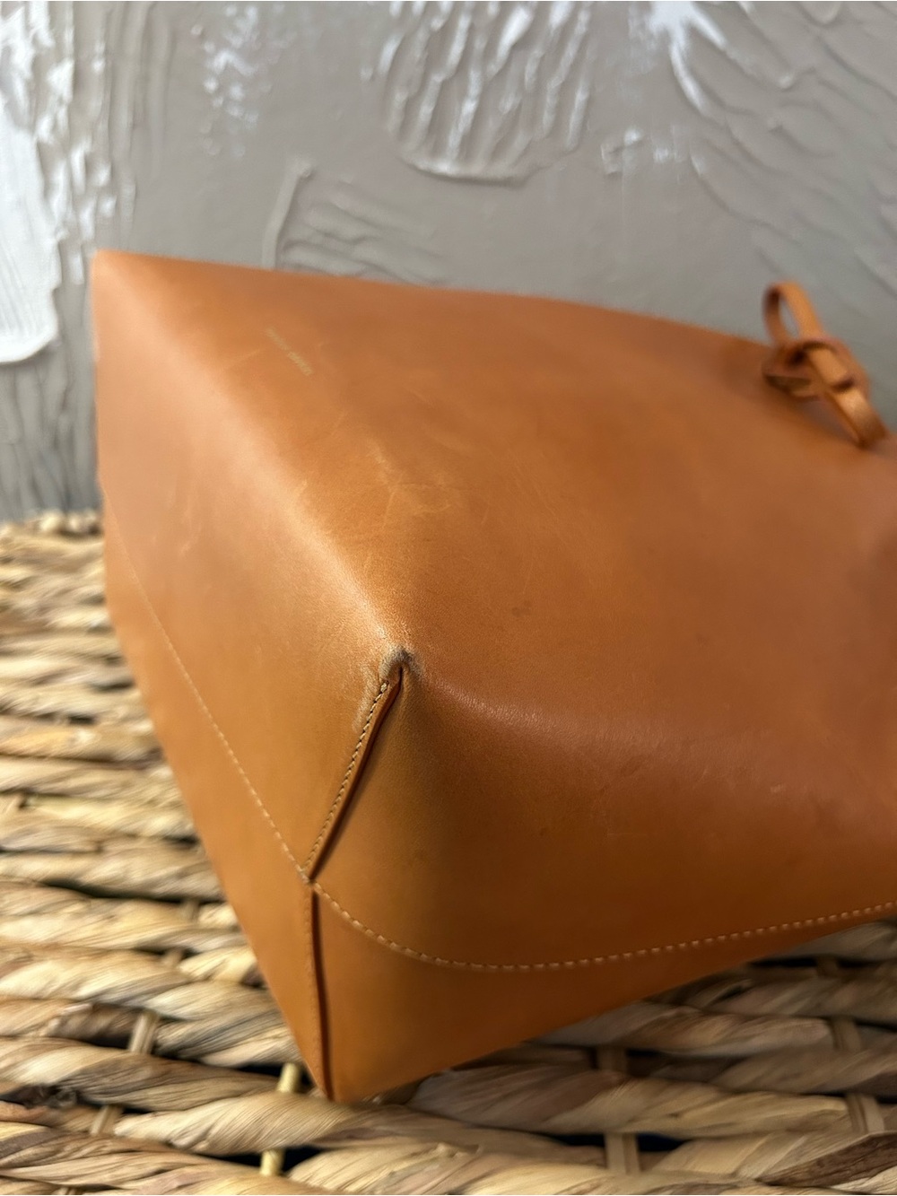 Mansur Gavriel Women’s Leather Bucket Bag in Cognac Brown - Picture 13 of 13